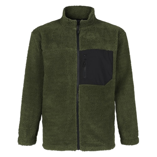 Bigdude Sherpa Fleece Jacket Dark Khaki